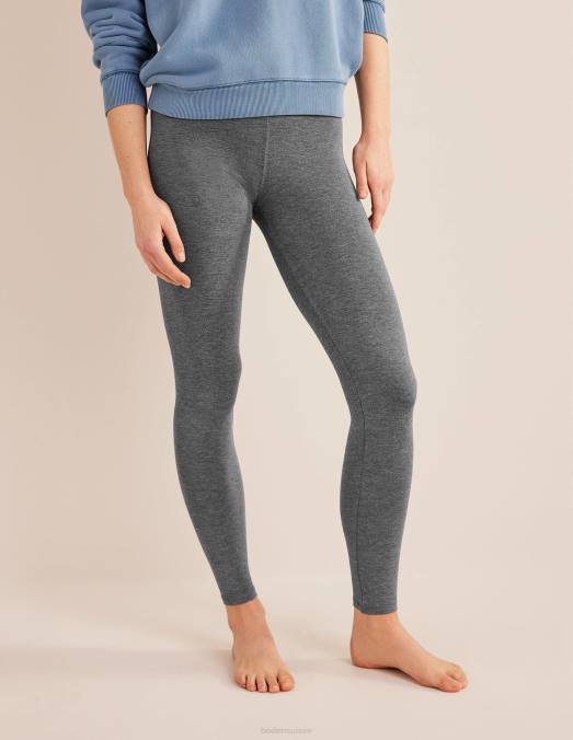 Boden vêtements marne de charbon de bois femmes legging en jersey à taille haute LB2X685