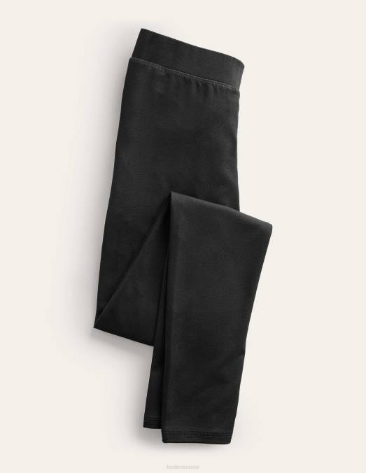 Boden vêtements noir femmes legging en jersey à taille haute LB2X683