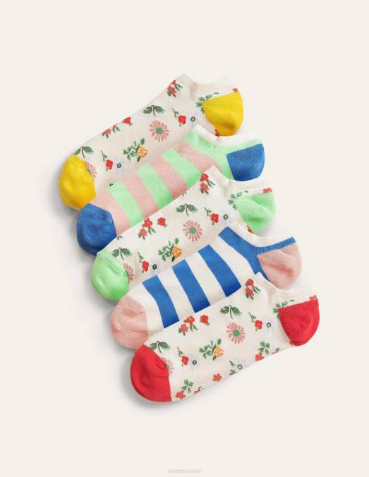 Boden accessoire multi filles lot de 5 chaussettes de sport LB2X841