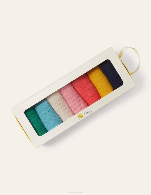 Boden accessoire multi filles lot de 7 chaussettes côtelées LB2X839