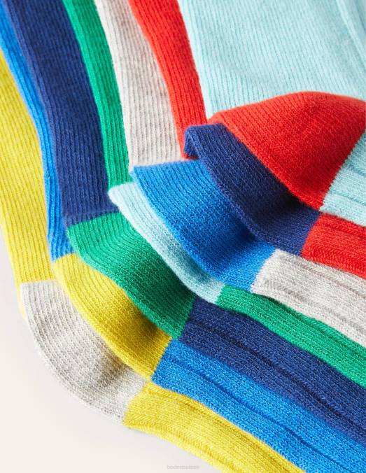 Boden accessoire multi filles lot de 7 chaussettes côtelées LB2X842