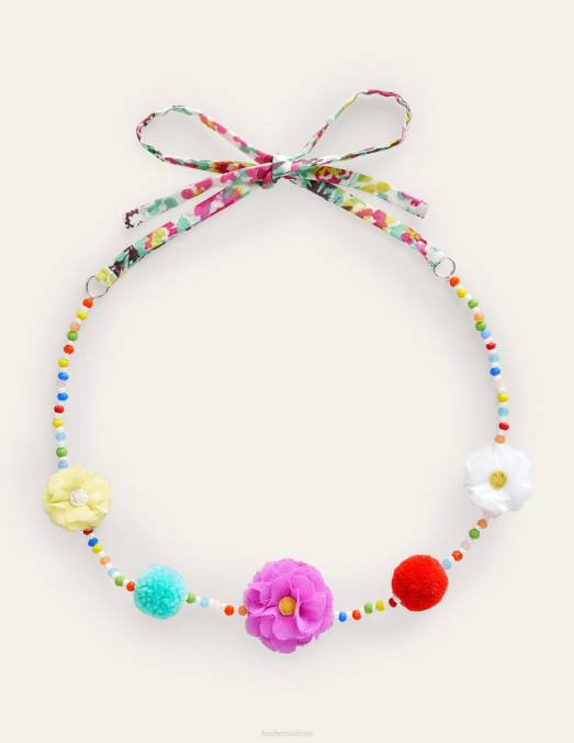Boden accessoire fleurs multi-perles filles collier LB2X2732