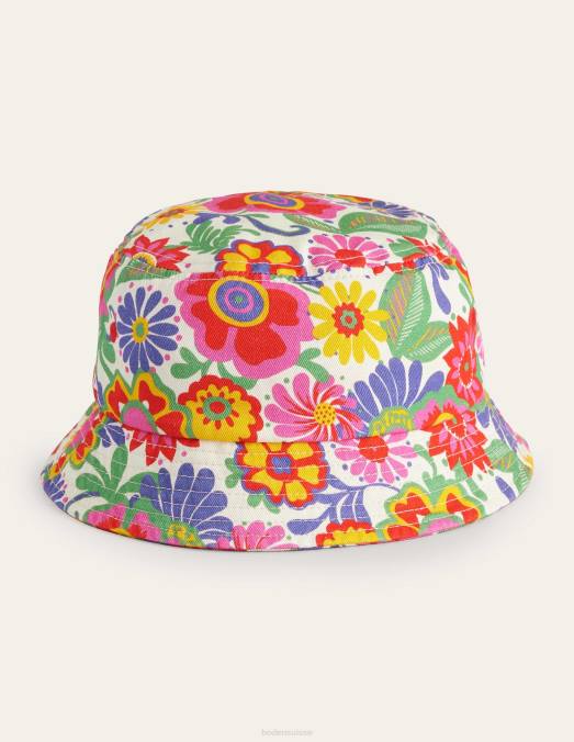 Boden accessoire fleurs multi-festivals filles chapeau de seau LB2X3132