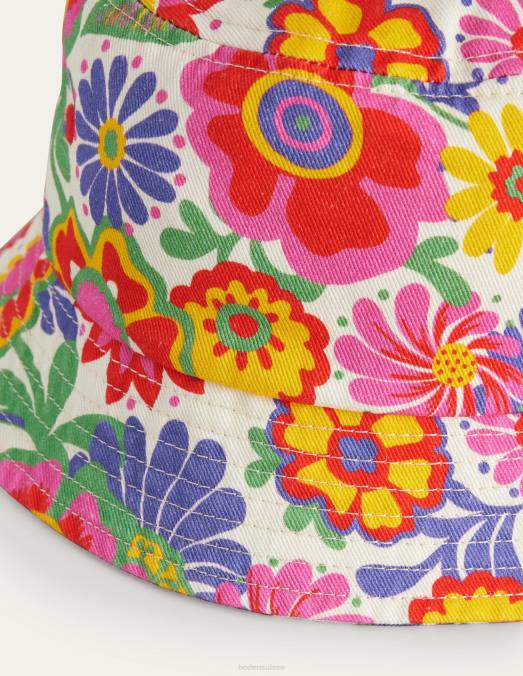 Boden accessoire fleurs multi-festivals filles chapeau de seau LB2X3132