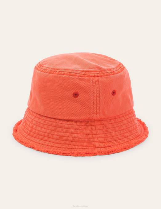 Boden accessoire mandarine rouge filles chapeau de seau LB2X3116