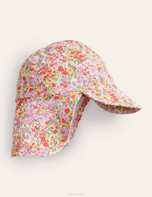 Boden accessoire multi printemps floral filles bonnet de bain imprimé résistant au soleil LB2X3133