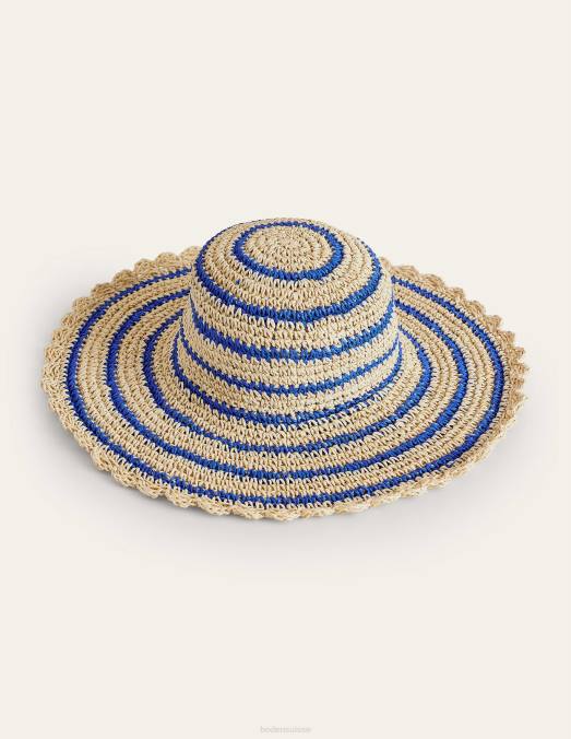 Boden accessoire naturel filles chapeau de paille torsadé LB2X2717