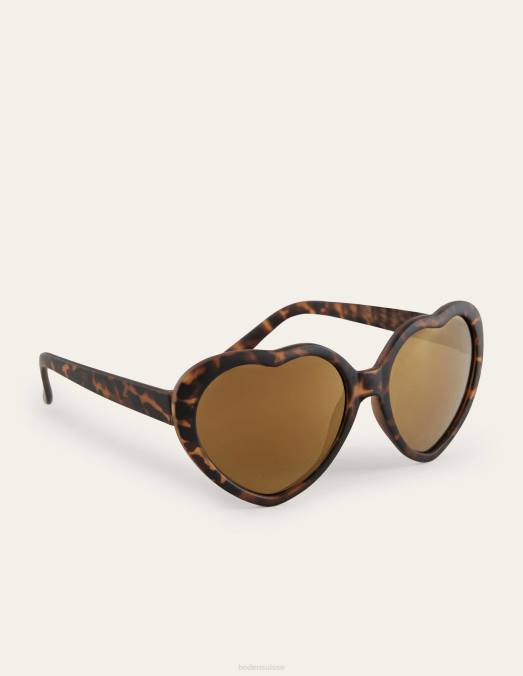 Boden accessoire coeur marron tortue filles des lunettes de soleil LB2X2651