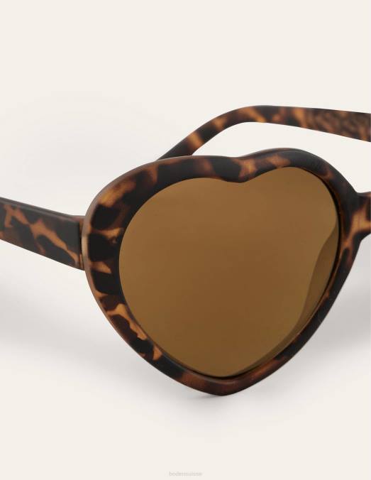 Boden accessoire coeur marron tortue filles des lunettes de soleil LB2X2651