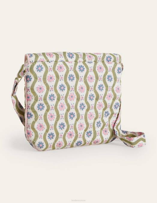 Boden accessoire vague de marguerite gousse de vanille filles sac à bandoulière matelassé LB2X2731