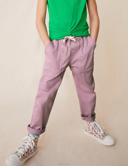 Boden chaussure rose fleurie filles hauts sommets LB2X2672