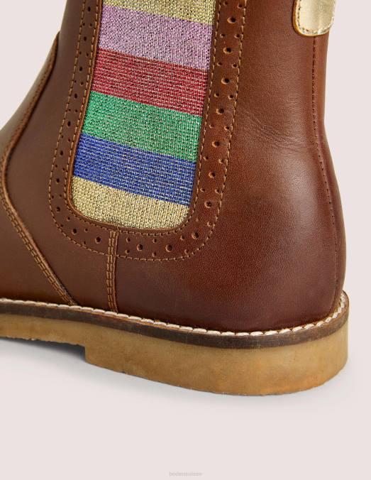 Boden chaussure bronzer filles bottes chelsea LB2X2737