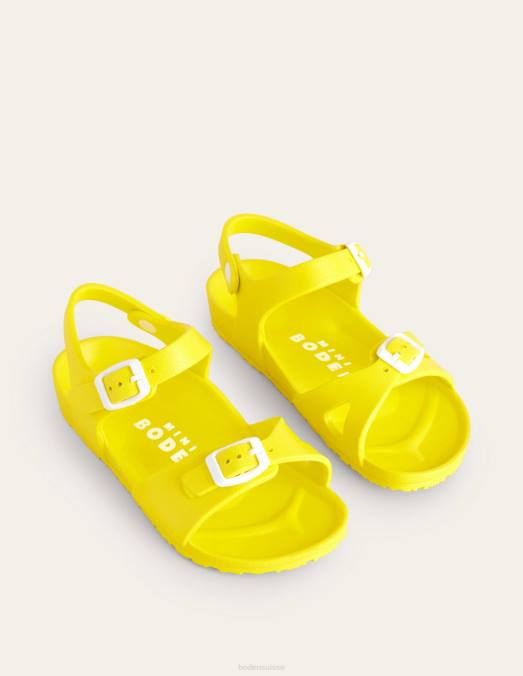 Boden chaussure jaune filles sandales imperméables LB2X823