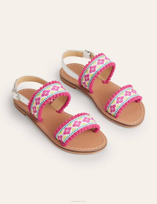 Boden chaussure multi filles sandales brodées LB2X2695