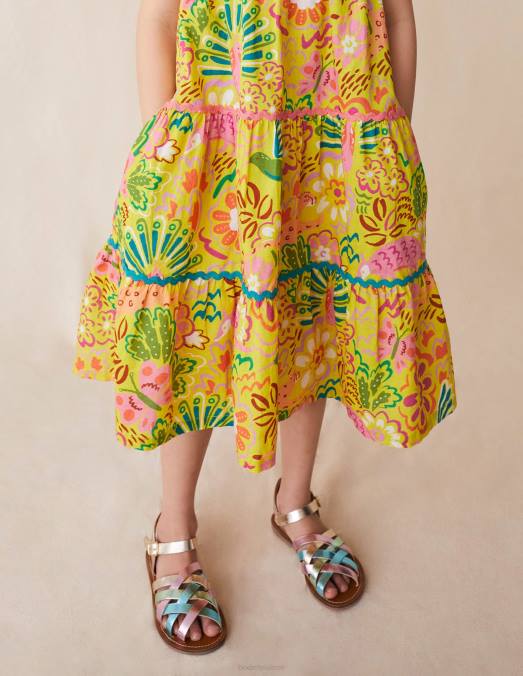 Boden chaussure multi métallique filles sandales à lanières LB2X2763