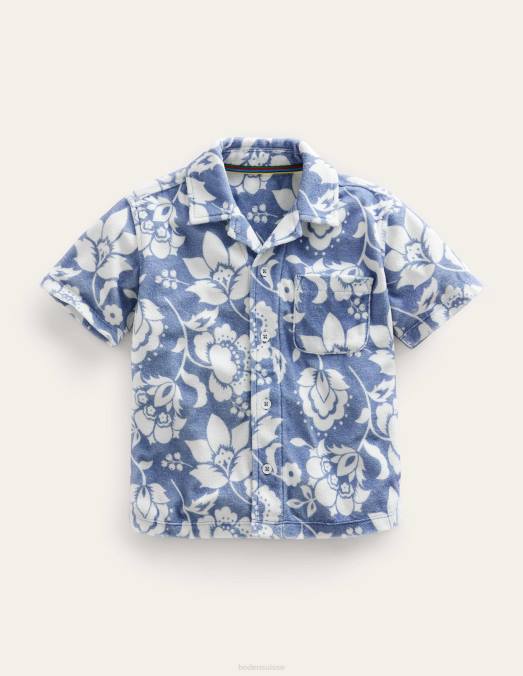 Boden vêtements floral tribord souple filles chemise en éponge LB2X3023