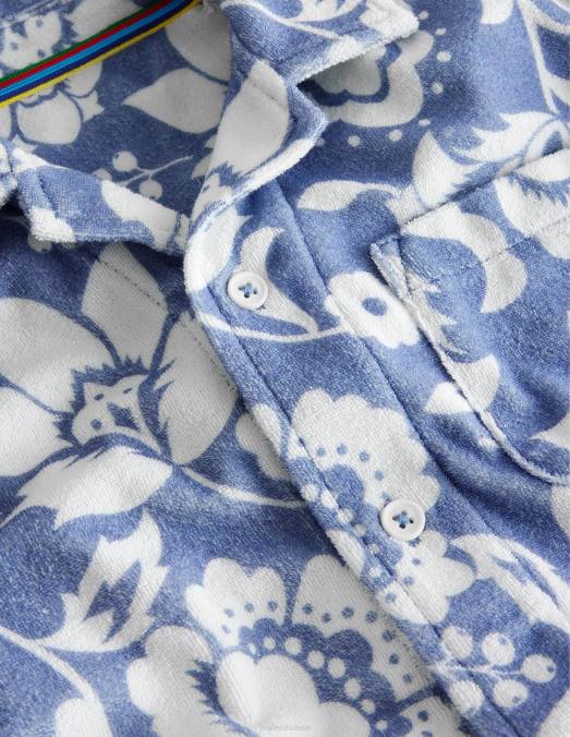 Boden vêtements floral tribord souple filles chemise en éponge LB2X3023