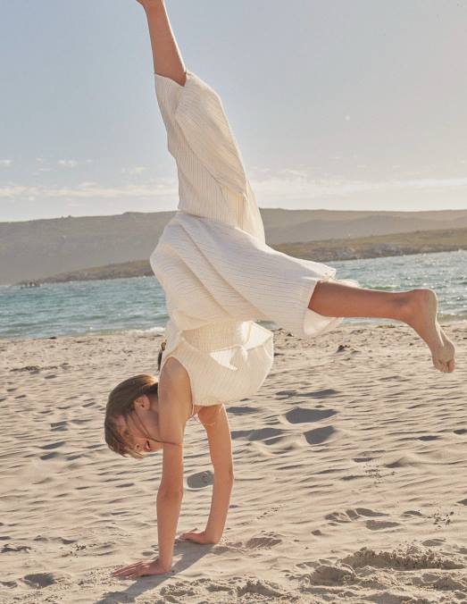 Boden vêtements Ivoire filles combinaison à jambes larges LB2X3272