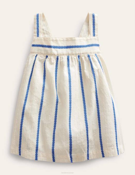 Boden vêtements Ivoire filles haut tissé texturé LB2X2913