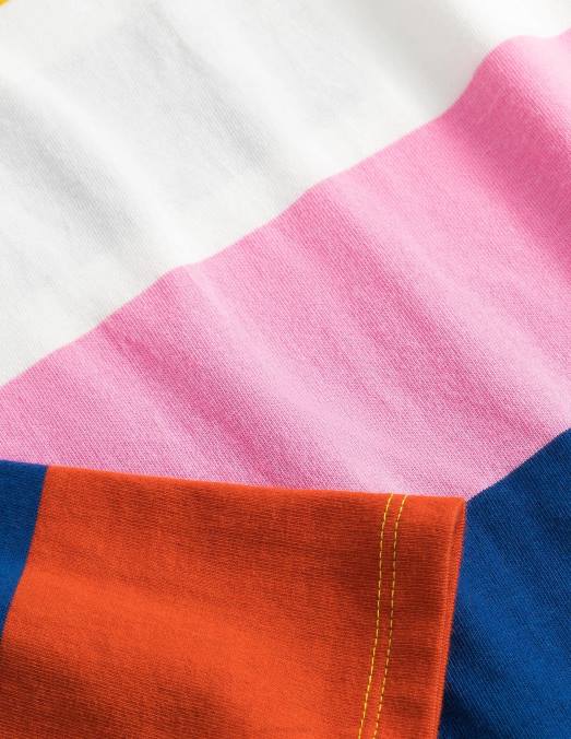 Boden vêtements bande arc-en-ciel de fleurs de cerisier filles breton de tous les jours LB2X2873