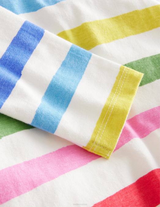 Boden vêtements bande arc-en-ciel picturale filles breton de tous les jours LB2X756