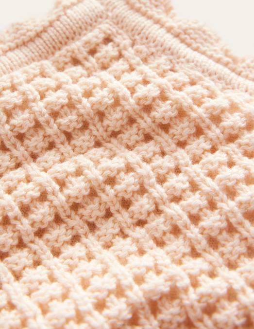 Boden vêtements crème du Dorset filles haut en crochet simulé LB2X3085