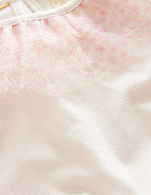 Boden vêtements gousse de vanille filles haut en jersey de tulle LB2X2975