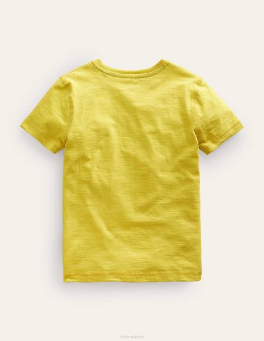 Boden vêtements groseille filles t-shirt à logo imprimé LB2X3065