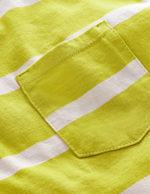 Boden vêtements jaune groseille/gousse de vanille filles t-shirt décontracté LB2X3131