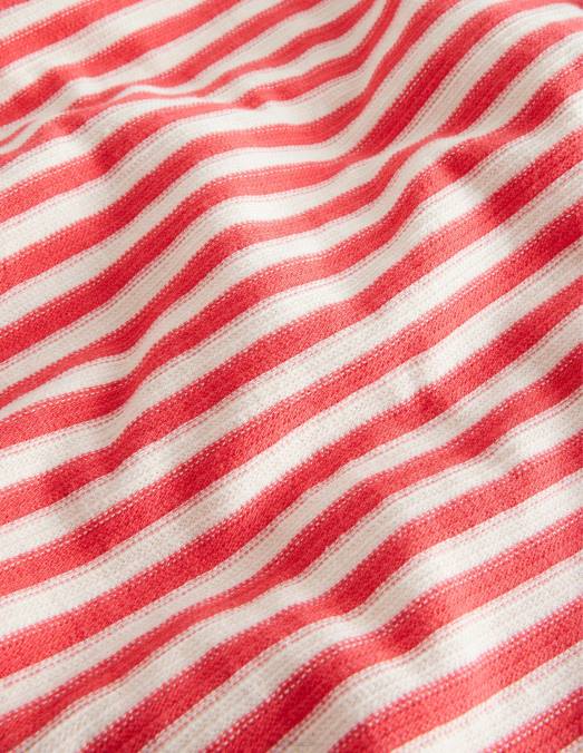 Boden vêtements kumquat orange/blanc filles texture bretonne LB2X3170