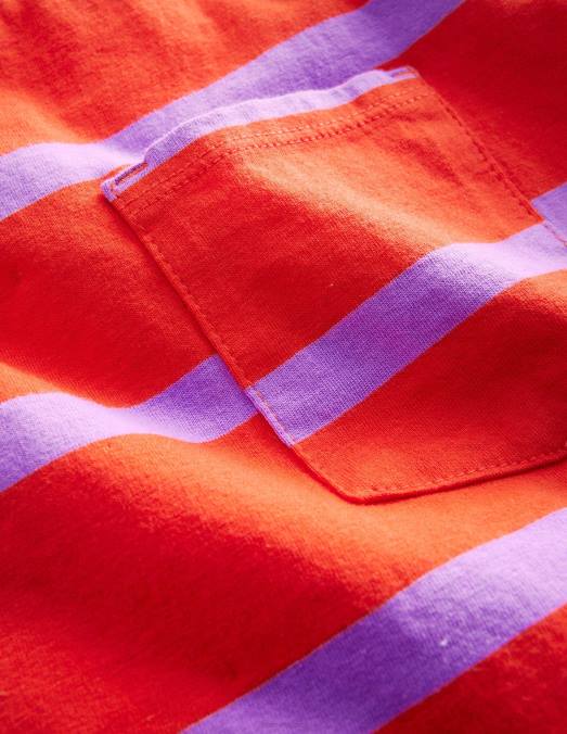 Boden vêtements mandarine/lupin filles t-shirt décontracté LB2X3031