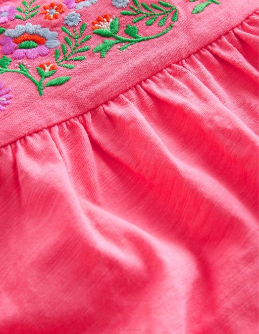 Boden vêtements sucette rose filles haut en jersey brodé LB2X2856