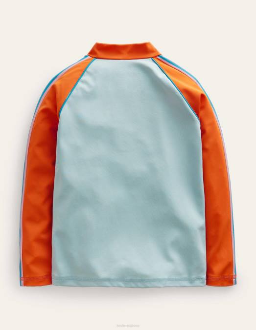 Boden vêtements tourmaline filles gilet anti-éruption à demi-zip LB2X3067