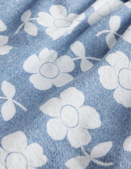 Boden vêtements fleur de jean filles jupe boutonnée en jean LB2X2769