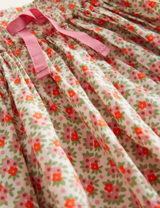 Boden vêtements micro floral vanille et lierre filles jupe virevoltante LB2X2623