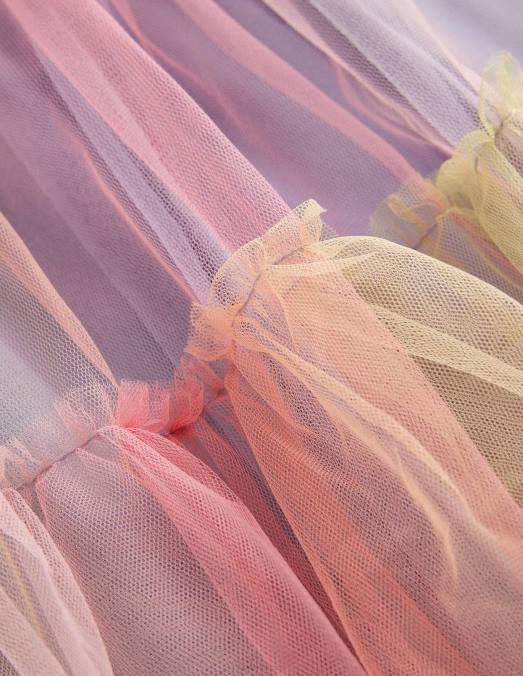 Boden vêtements ombre filles jupe en tulle imprimée à volants LB2X2988