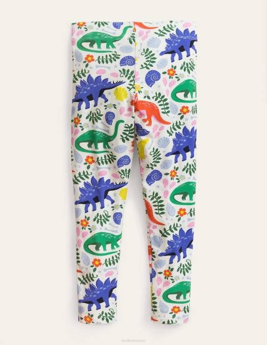 Boden vêtements dinosaures à gousse de vanille filles leggings amusants LB2X3283
