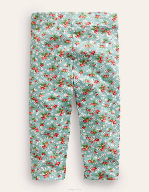 Boden vêtements fraises bleues filles leggings courts amusants LB2X3244