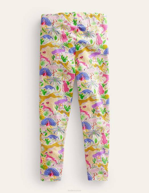 Boden vêtements jungle de léopards multiples filles leggings amusants LB2X3117