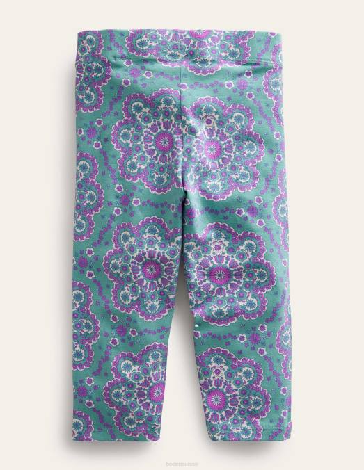 Boden vêtements marguerite de mer aqua filles leggings courts amusants LB2X3273