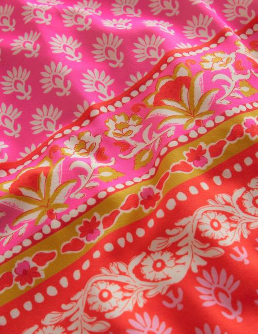 Boden vêtements bloc de bois de feu d'artifice filles gilet anti-éruption à motif LB2X3298