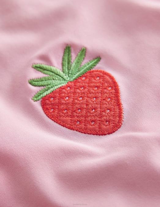 Boden vêtements limonade rose filles maillot de bain à fruits appliqués LB2X2789