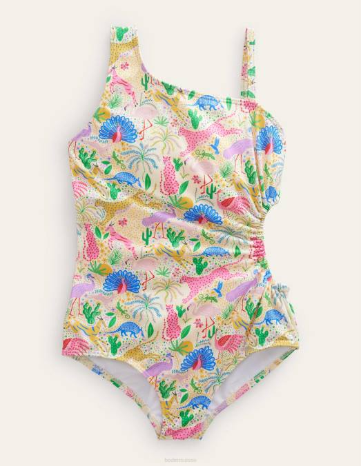 Boden vêtements multi mini désert filles maillot de bain froncé à découpes LB2X2637
