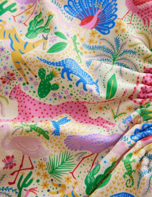 Boden vêtements multi mini désert filles maillot de bain froncé à découpes LB2X2637