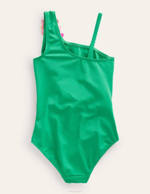 Boden vêtements poivre vert filles maillot de bain à fleurs flottantes LB2X2890