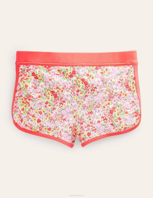 Boden vêtements printemps floral filles short de bain à motif LB2X2943