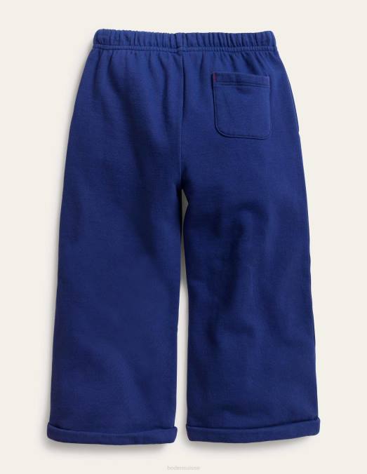 Boden vêtements bleu tribord filles pantalon large brodé LB2X3136