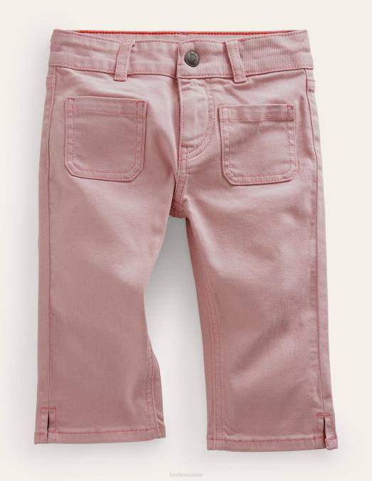 Boden vêtements boto rose filles pantalon raccourci tissé LB2X802