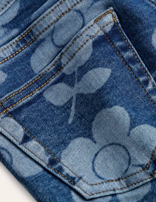 Boden vêtements fleur de jean filles jean évasé LB2X3277