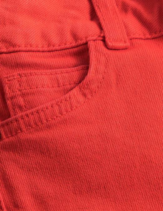 Boden vêtements mandarine rouge filles jean évasé LB2X2646